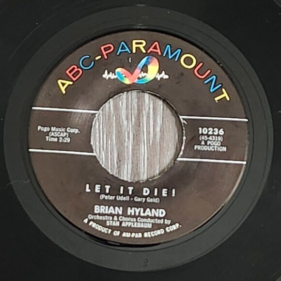 Brian Hyland Let Me Belong To You Let It Die 45RPM 7in ABC Records 10236 - Picture 4 of 6